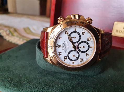 rolex daytona cinturino pelle